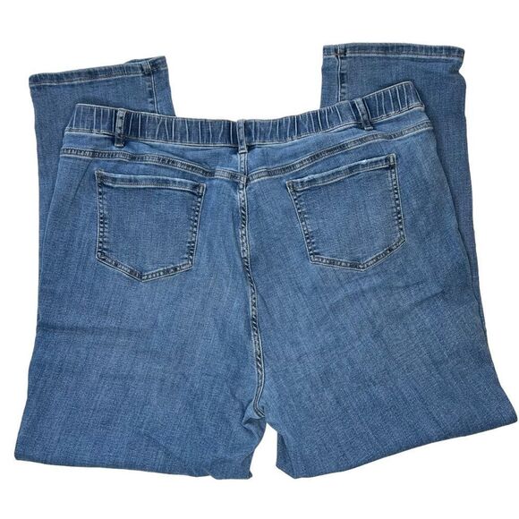 J Jill Boyfriend Straight Leg Ankle Jeans Size 22 - Picture 7 of 8